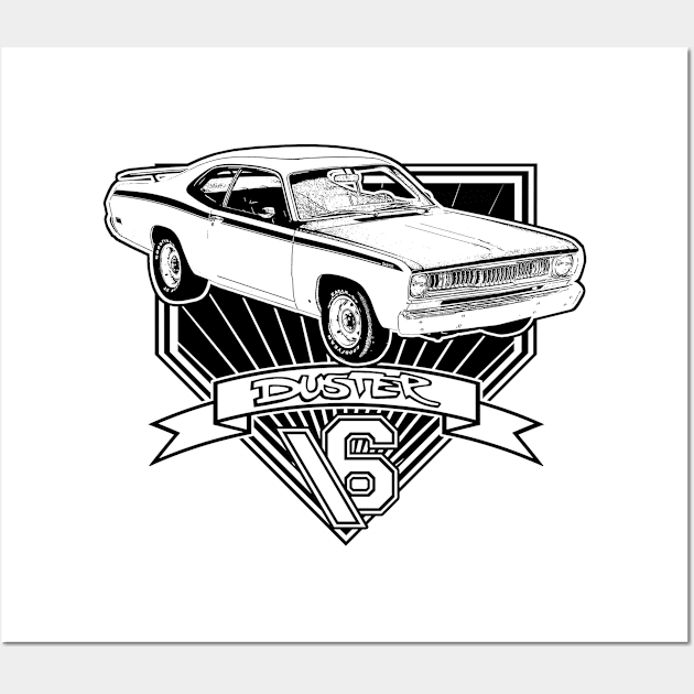 Duster Slant 6 Wall Art by CoolCarVideos